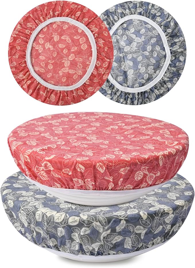 2Pcs Reusable Bowl Covers for Bread Proofing by Unknown