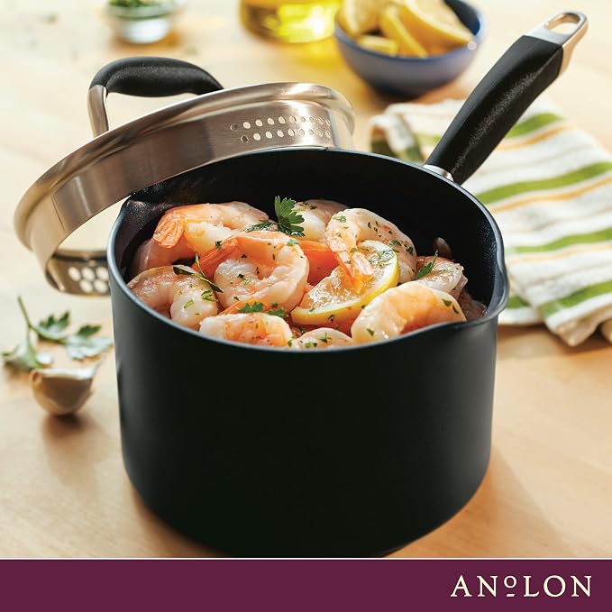 Anolon Advanced Home Hard Anodized Nonstick Sauce Pan/Saucepan - Image 9