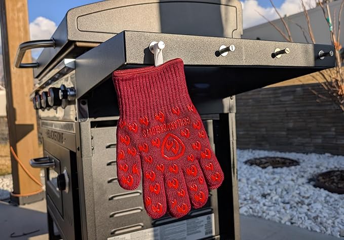Grill Armor Oven Gloves with Fingers – 932°F Heat, Fire & Cut Resistant Mitts - Image 6