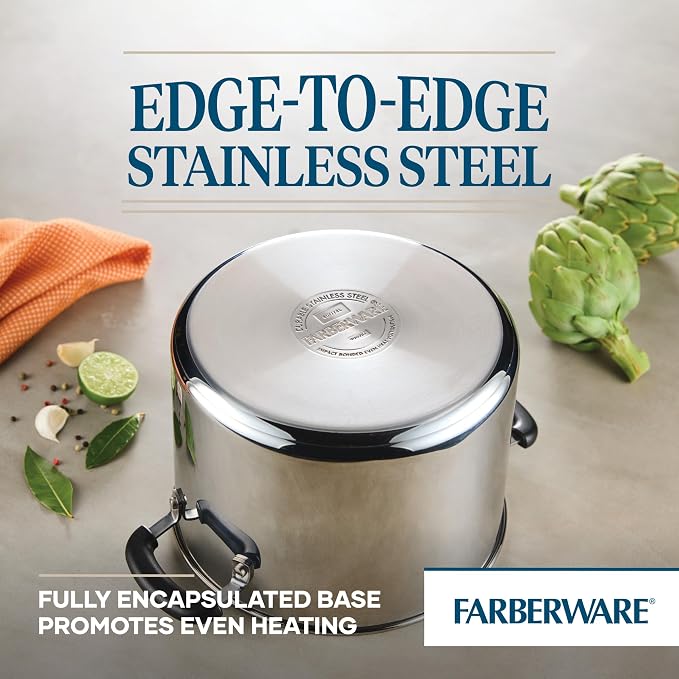 Farberware Brilliance Stainless Steel Stockpot - Image 3