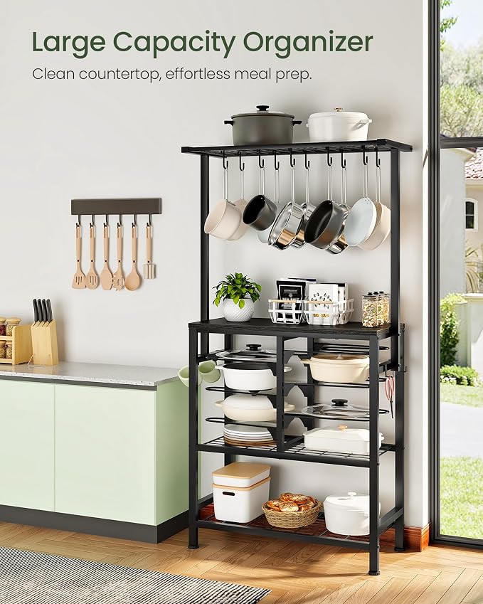 CHOEZON Pots and Pans Organizer Rack, Kitchen Bakers Rack, Kitchen Island Table - Image 2