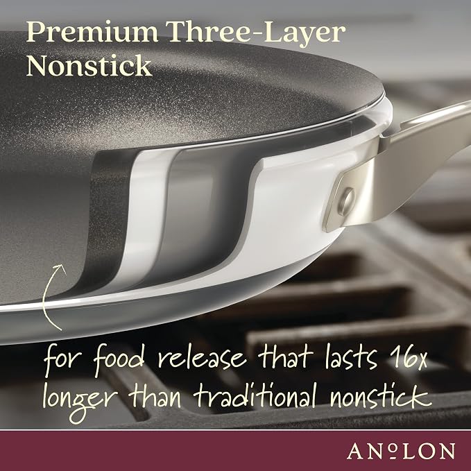 Anolon Achieve Hard Anodized Nonstick Saucepot - Image 3