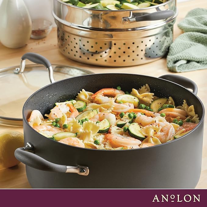 Anolon Advanced Home Hard Anodized Nonstick Wide Stockpot - Image 8