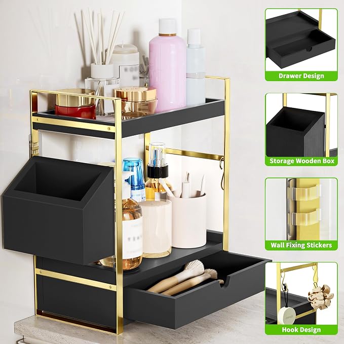 2-Tier Bathroom Counter Organizer - Image 3
