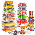 50 PCS Food Storage Containers by JSCARES