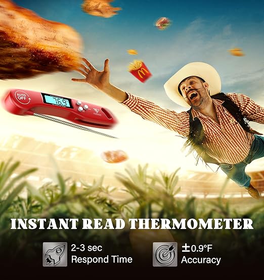 DOQAUS Digital Meat Thermometer, Instant Read Food Thermometer - Image 3