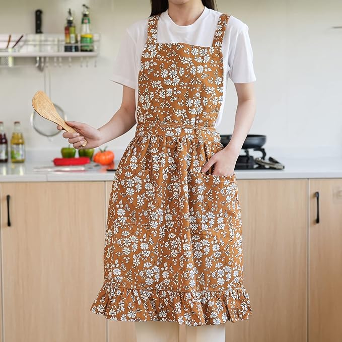 Pinknoke Vintage Pinafore Apron Dress - Image 5