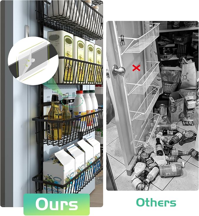 Mefirt Over The Door Pantry Organizer, Pantry Organization and Storage - Image 6