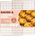 2 PCS Cooling Racks for Cooking and Baking, 15x10 Inches Stainless Steel by Unknown