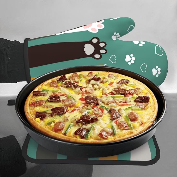 Cat Oven Mitt Potholders Sets - Image 7