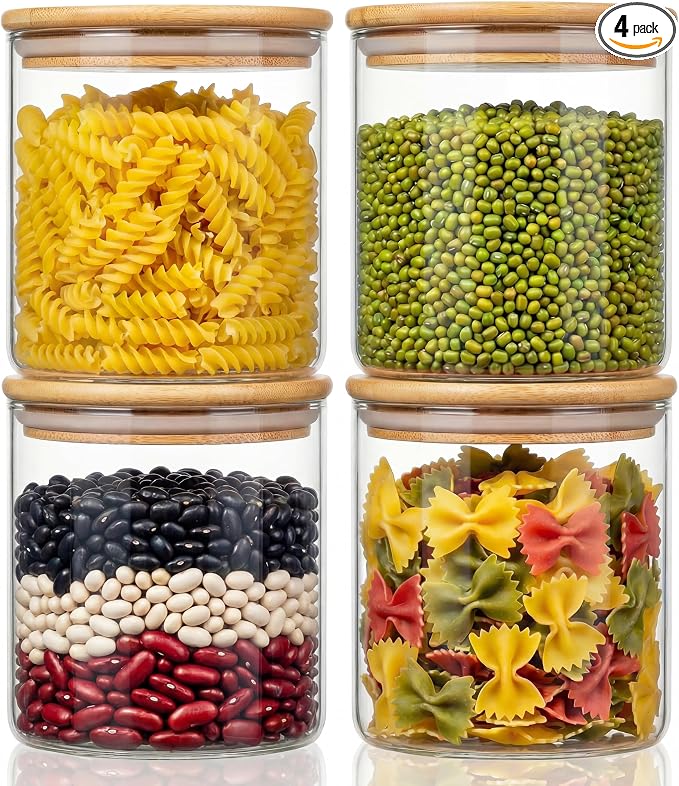 HomArtist 21oz - 4 Pack Glass Jars by HomArtist