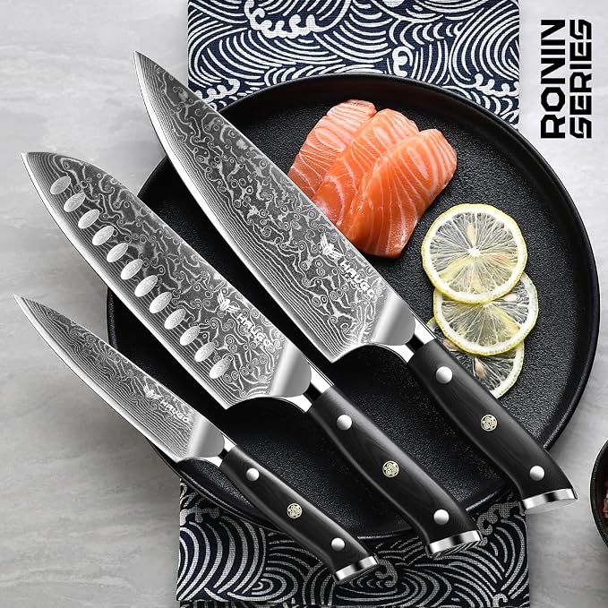 Damascus Knife Set - Image 2