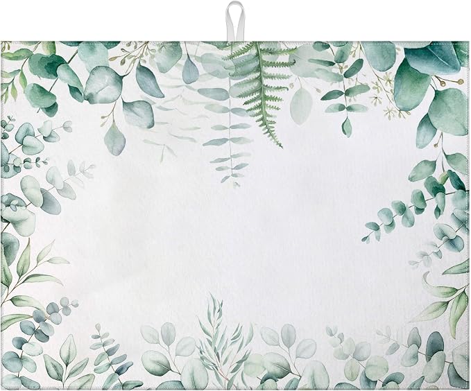 Sage Eucalyptus Dish Drying Mat by MOUNTANLLY