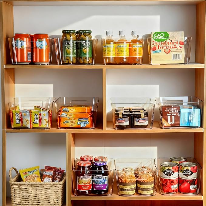 Hudgan 12 Pack Pantry Storage Bins - Image 2