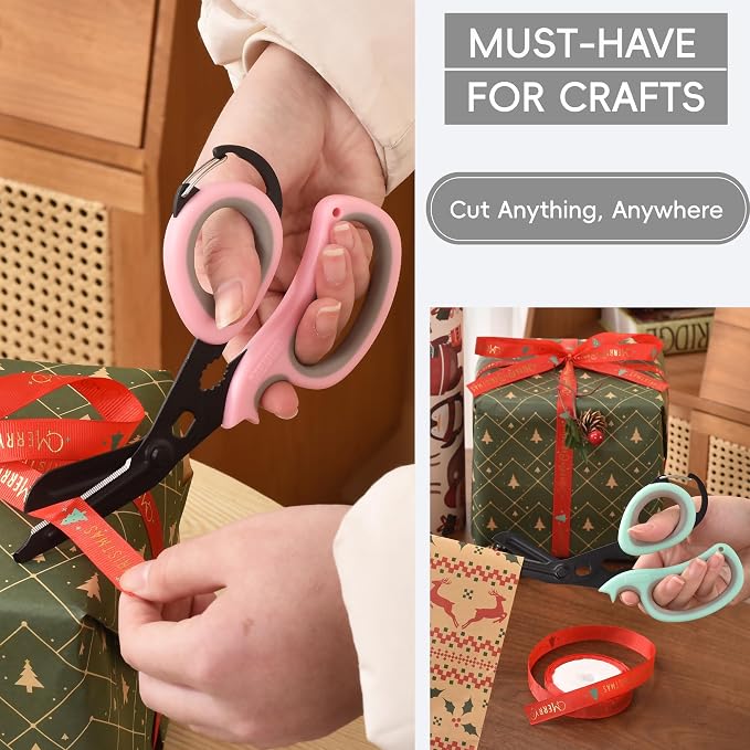 MEUUT 2 PCS All Purpose Scissor –7.5in Multi-Purpose Utility Scissors - Image 3