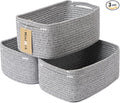 MiniArk Small Storage Baskets for Organizing | Closet Organizer Bins | Shelf by MiniArkStorageBasketsHome
