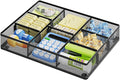 Marbrasse Desk Drawer Organizer, Metal Mesh Drawer Organizer Tray by Marbrasse