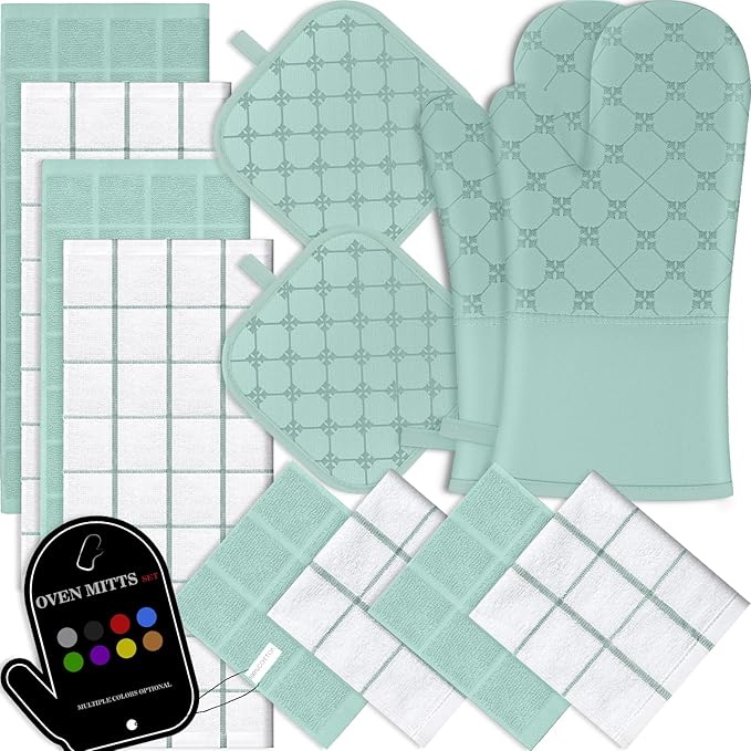 Oven Mitts Kitchen Towels Dishcloths by BSKSSK