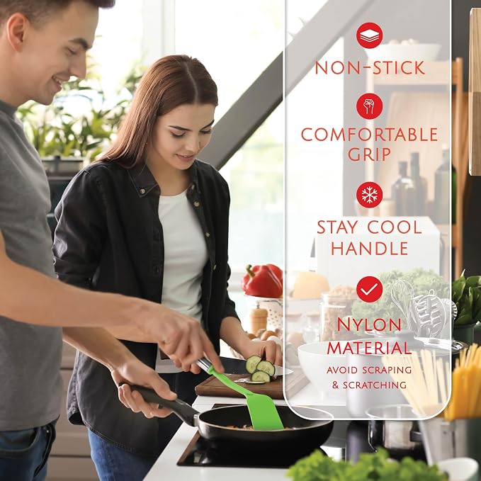 Kitchen Utensils Set 35 PCS Cooking Utensils Set, Nonstick and Heat Resistant - Image 4