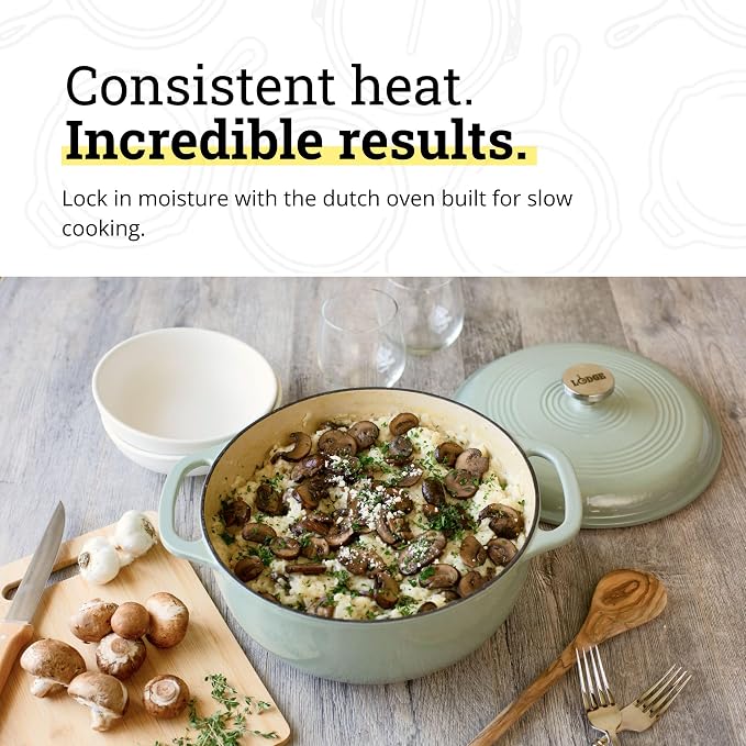 Lodge Essential Enamel Cast Iron Dutch Oven - Image 3