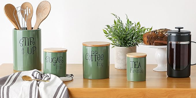 DII Kitchen Accessories Retro Collection, Canister Set, 3 Piece - Image 5