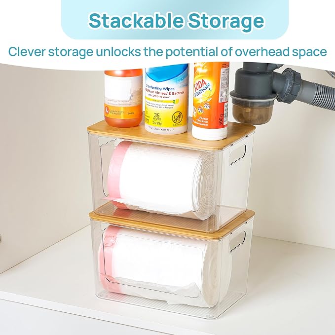 Vtopmart 2 Pack Trash Bag Holder - Image 5