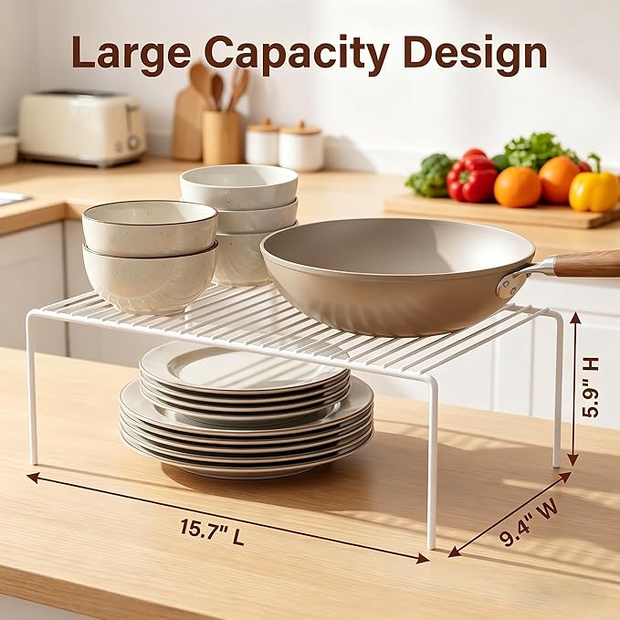 iPEGTOP Kitchen Cabinet Storage Shelf Rack - Image 3