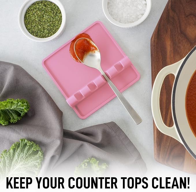 Zulay Kitchen Silicone Utensil Rest - Image 2