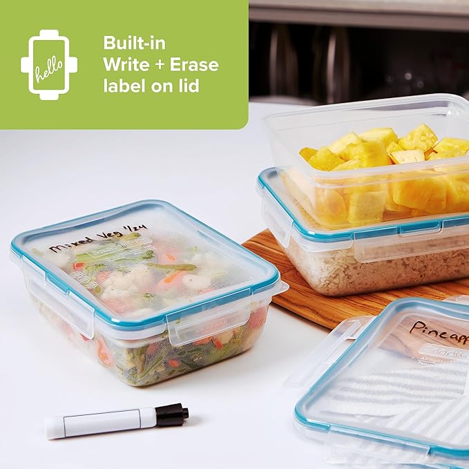 Snapware Plastic Total Solution 3-Pack Food Storage Containers Set, Leakproof & - Image 6