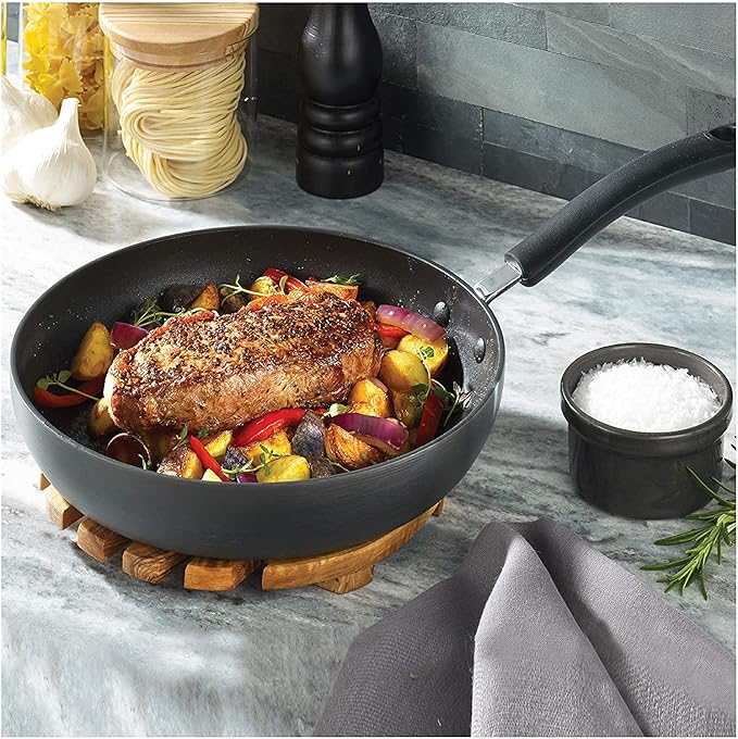 T-Fal Ultimate Hard Anodized Nonstick Fry Pan Set 2 Piece, 10 Inch, Oven - Image 2