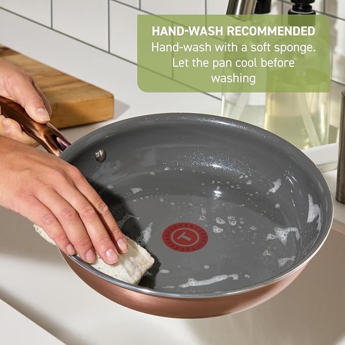 T-Fal Preserve Ceramic Nonstick Saute Pan - Image 7