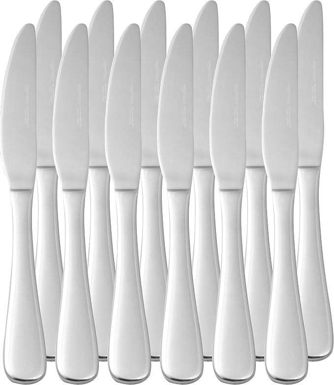 Amazon Basics Stainless Steel Dishwasher Safe Dinner Knives - Image 4