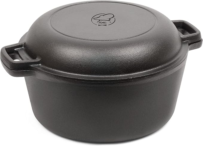 Commercial Chef 2-in-1 5-Qt. Dutch Oven by CommercialChef