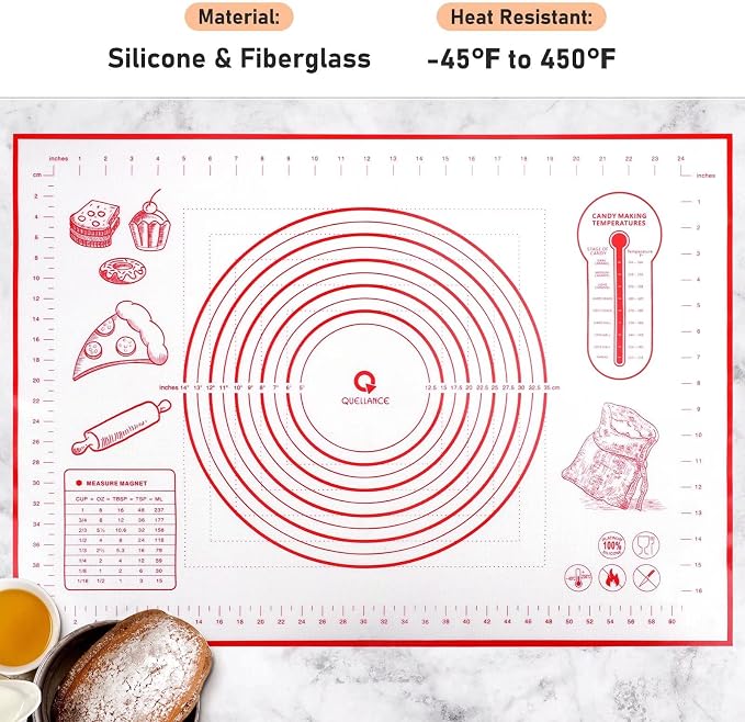 Silicone Baking Mat with Measurements, Pastry Mat - Image 2