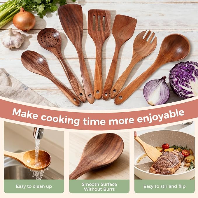 Wooden Spoons for Cooking - Image 7