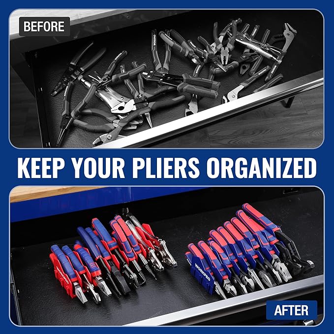 WORKPRO 2-Pack Plier Organizer Rack, Pliers Holder and Cutter Organizers - Image 3