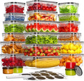 44 PCS Food Storage Containers by KEMETHYFocusesonCreatingEfficientStorageProductswithQualityMaterials