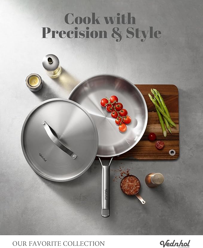 Stainless Steel Frying Pan Set - Image 3