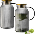 Buaic 2 PACK Glass Pitcher by Buaic