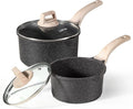 CAROTE 1.5Qt & 3.0Qt Sauce Pan Sets by CAROTE