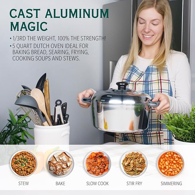 Magnaware Cast Aluminum Dutch Oven - Image 4