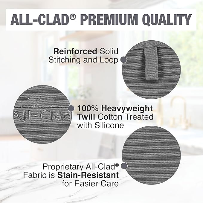 All-Clad Premium Pot Holder & Hot Pad: Heat Resistant to 500 Degrees - Image 5