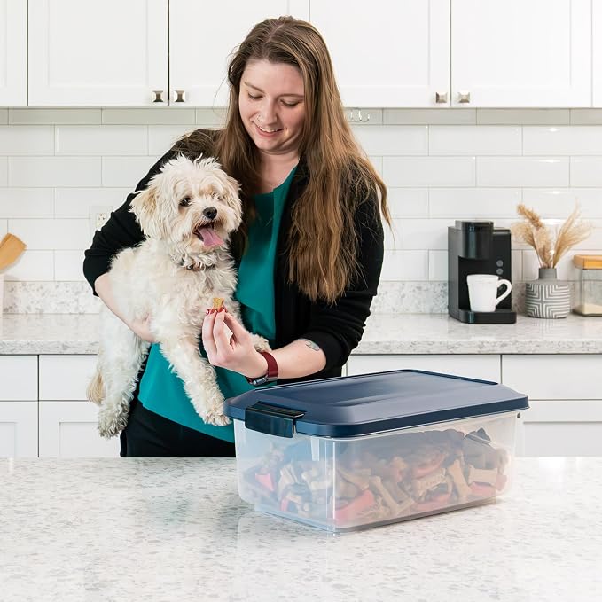 IRIS USA WeatherPro Airtight Pet Food Storage Container, Dog Cat Bird and Other - Image 9
