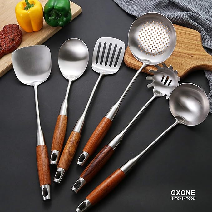 Spaghetti Spoon, 304 Stainless Steel Pasta Spoon - Image 6