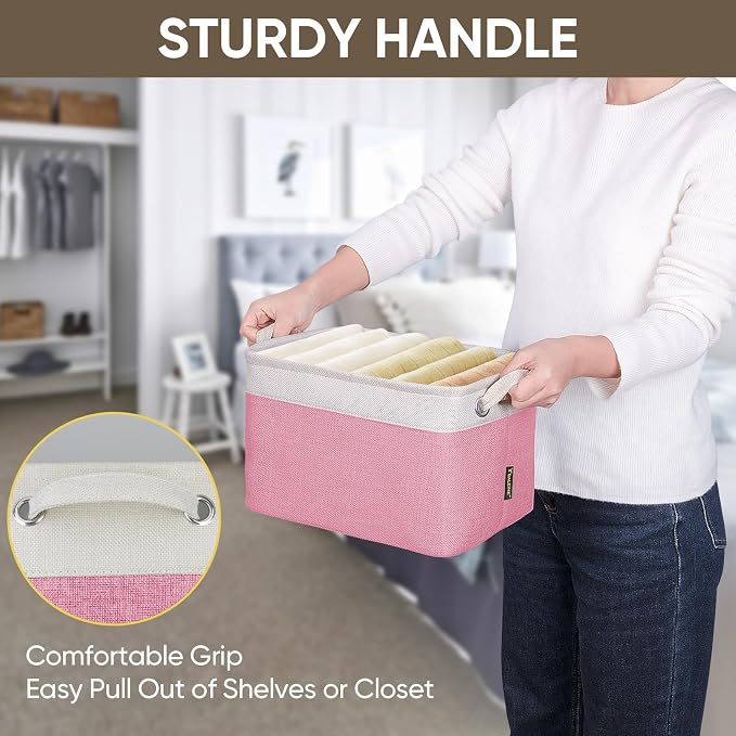 BALEINE 2 Pack Fabric Closet Storage Bins - Image 8