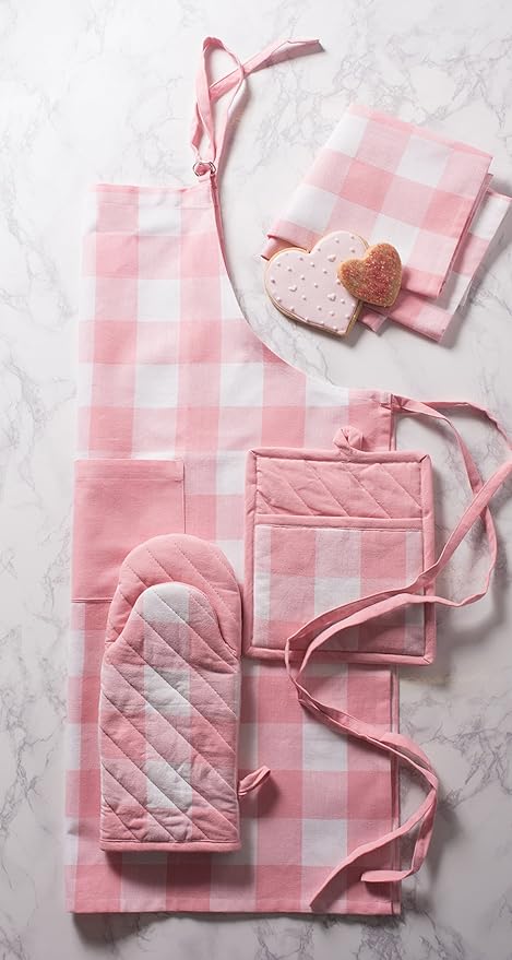 DII Buffalo Check Kitchen Collection, Classic Farmhouse Kitchen Set, Oven Mitt - Image 6