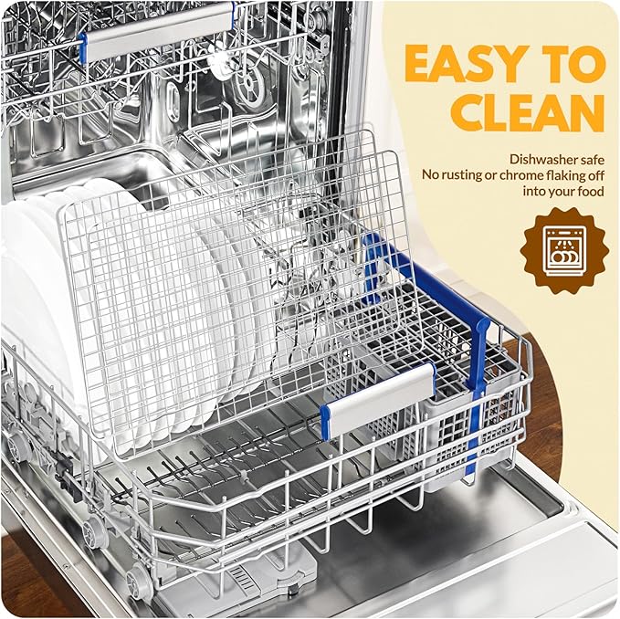 2 PCS Cooling Racks for Cooking and Baking, 15x10 Inches Stainless Steel - Image 5