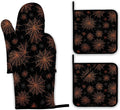Halloween Oven Mitts and Pot Holders Set, Spider Web Kitchen Decor Heat by Unknown