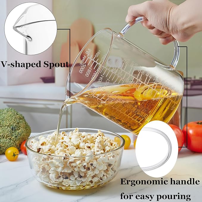 Ackers BORO3.3 Borosilicate Glass Measuring Cup - Image 4