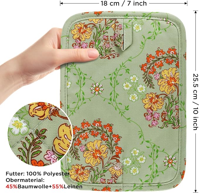 BONTHEE Pot Holders for Kitchen Heat Resistant Hot Pads for Countertops Oven - Image 5